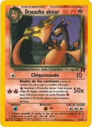 Dracaufeu obscur 21/82 - Team Rocket - Firstedition - Pokémon JCC