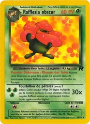 Rafflesia obscur 30/82 - Team Rocket - 1re Édition - Pokémon JCC