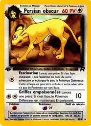 Persian obscur 42/82 - Team Rocket - 1re Édition - Pokémon JCC