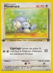 Minidraco 53/82 - Team Rocket - 1re Édition - Pokémon JCC