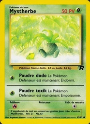 Mystherbe 63/82 - Team Rocket - 1re Édition - Pokémon JCC