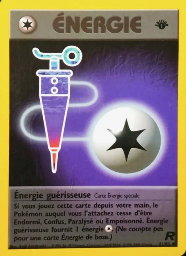 Énergie guérisseuse 81/82 - Team Rocket - 1re Édition - Pokémon JCC