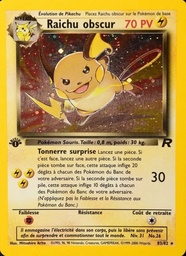 Raichu obscur 83/82 Firstedition