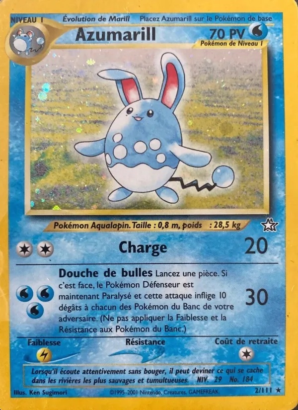 Azumarill 2/111 - Neo Genesis - Holo - Pokémon JCC