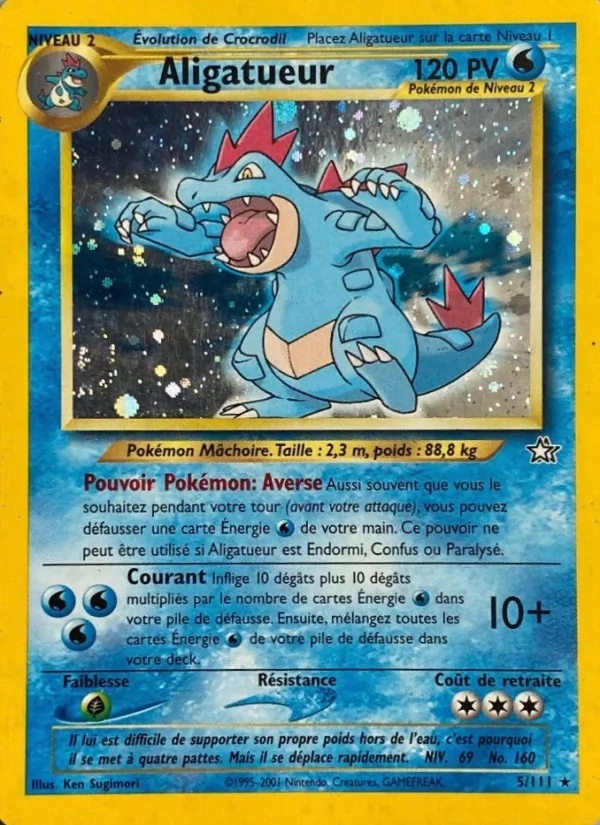 Aligatueur 5/111 - Neo Genesis - Holo 1re Édition - Pokémon JCC