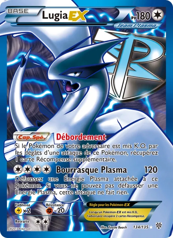 Lugia-EX 134/135 - Tempète Plasma - Pokémon JCC