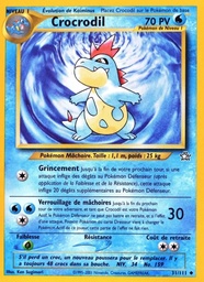 Crocrodil 31/111 - Neo Genesis - 1re Édition - Pokémon JCC