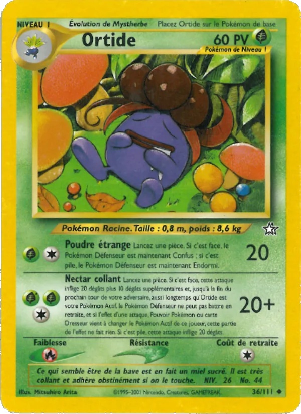 Ortide 36/111 - Neo Genesis - 1re Édition - Pokémon JCC