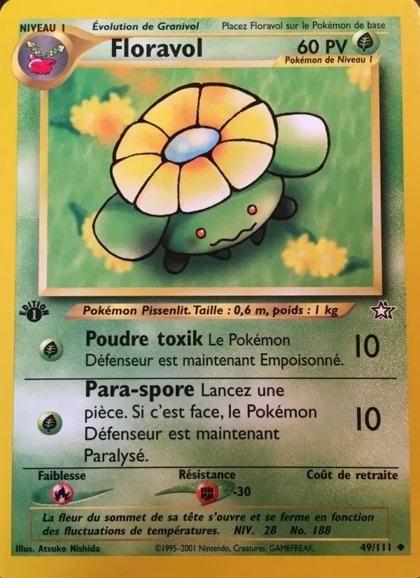 Floravol 49/111 - Neo Genesis - Firstedition - Pokémon JCC