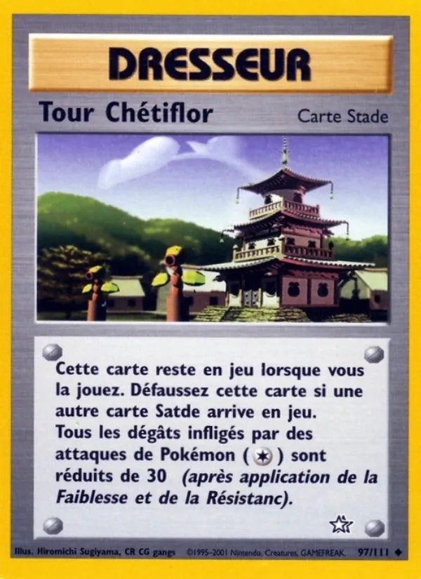 Tour Chétiflor 97/111 - Neo Genesis - 1re Édition - Pokémon JCC