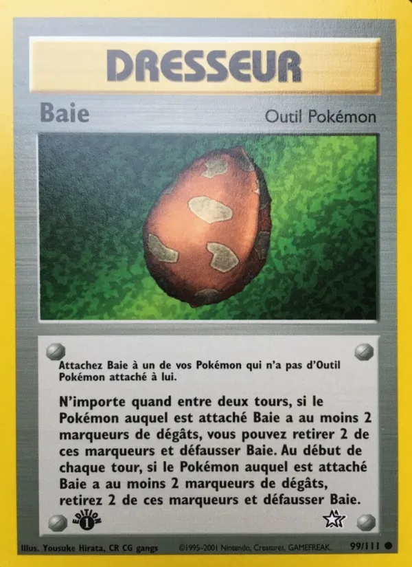Baie 99/111 - Neo Genesis - 1re Édition - Pokémon JCC