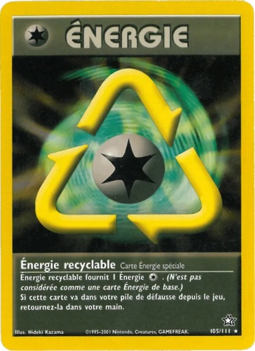 Énergie recyclable 105/111 1re Édition