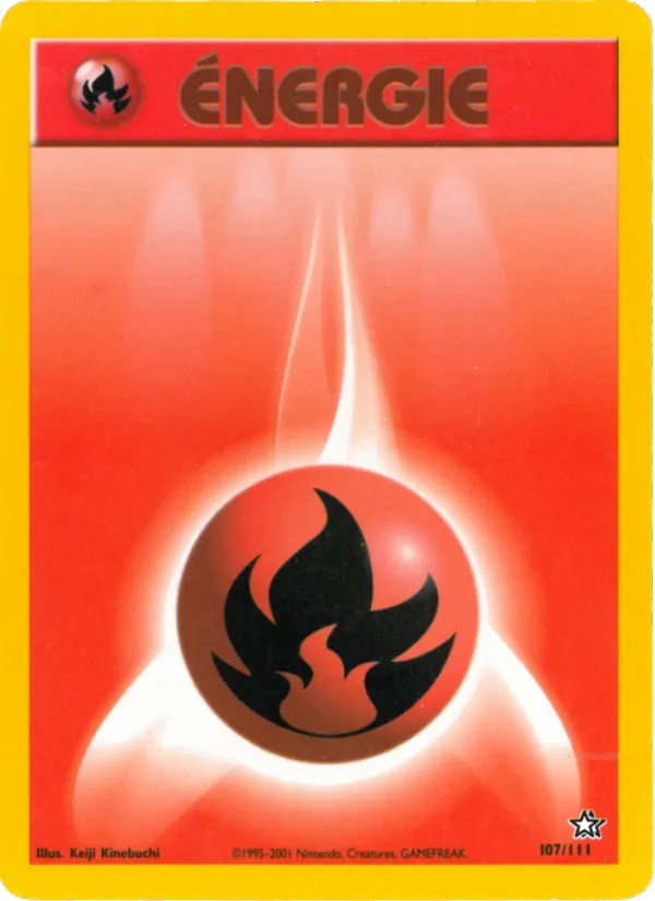 Énergie Feu 107/111 - Neo Genesis - 1re Édition - Pokémon JCC