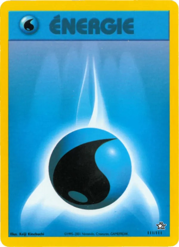 Énergie Eau 111/111 - Neo Genesis - 1re Édition - Pokémon JCC