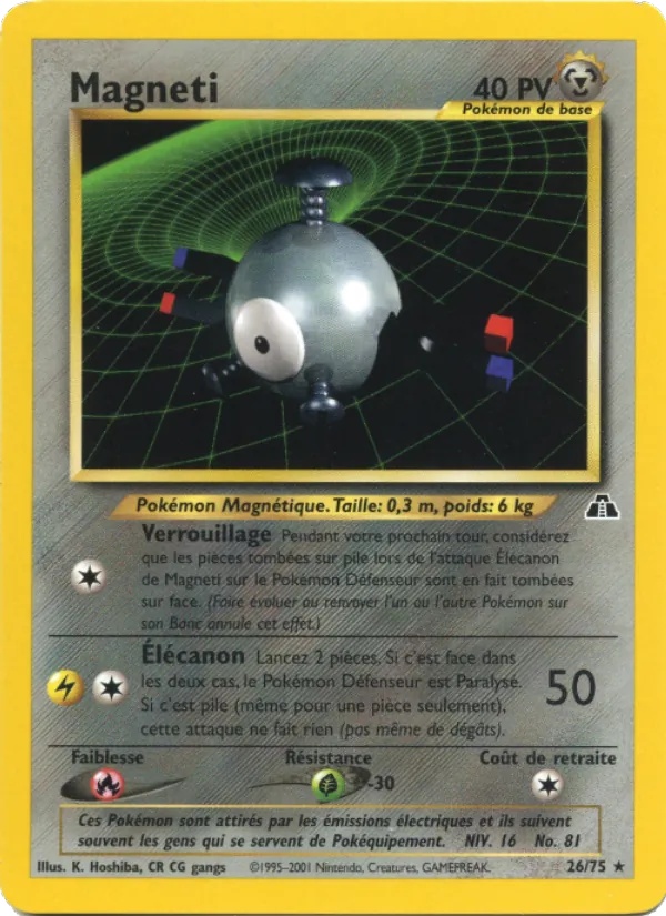 Magnéti 26/75 - Neo Discovery - 1re Édition - Pokémon JCC