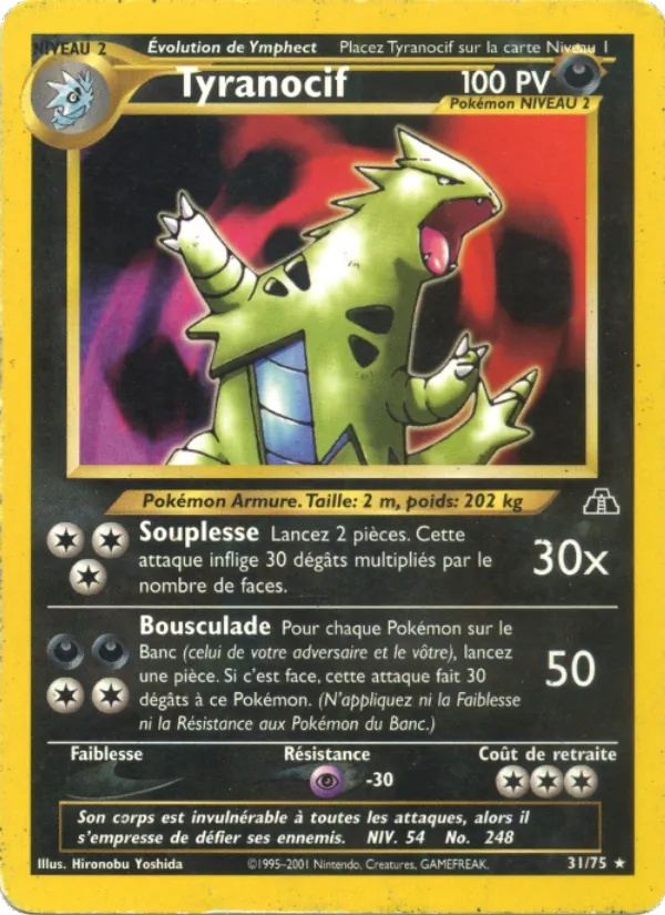Tyranocif 31/75 - Neo Discovery - Firstedition - Pokémon JCC