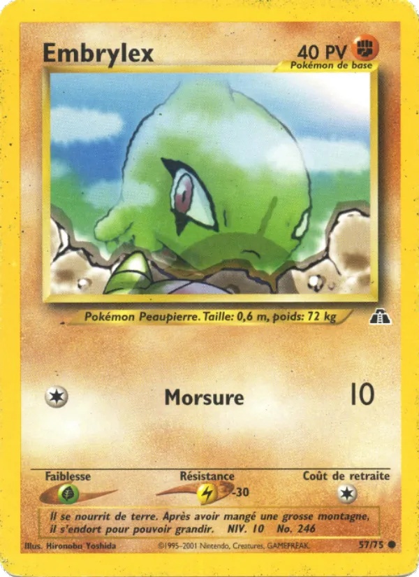 Embrylex 57/75 - Neo Discovery - 1re Édition - Pokémon JCC