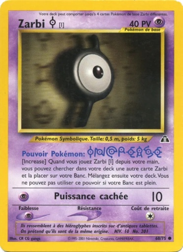 Zarbi I 68/75 1re Édition