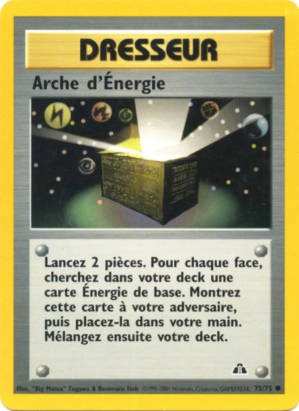 Arche d'Énergie 75/75 - Neo Discovery - 1re Édition - Pokémon JCC