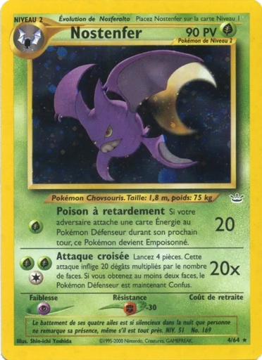 Nostenfer 4/64 Holo 1re Édition