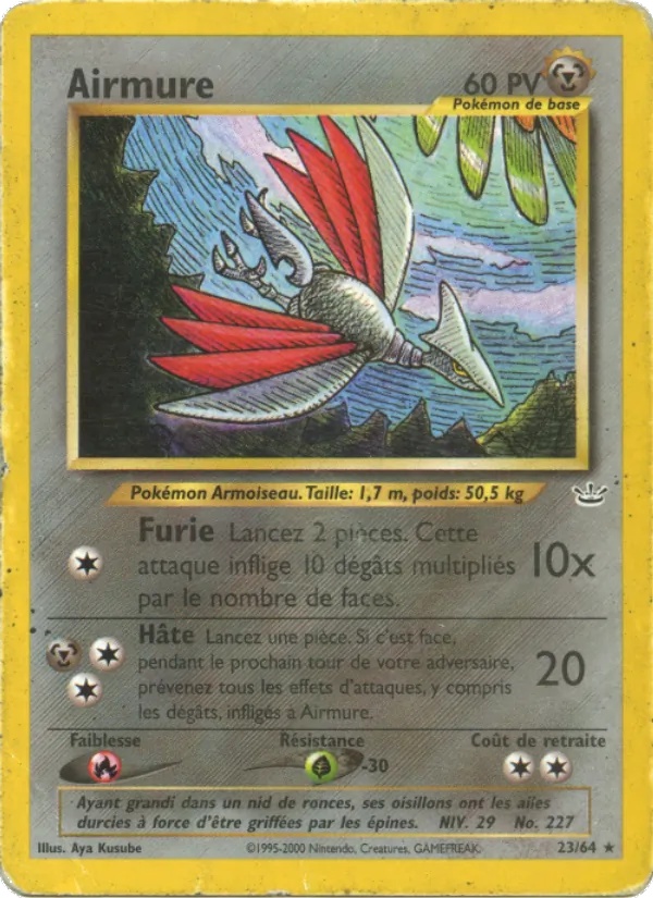 Airmure 23/64 - Neo Revelation - 1re Édition - Pokémon JCC