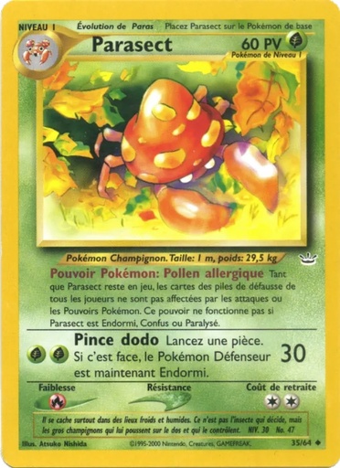 Parasect 35/64 1re Édition