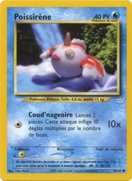 Poissirène 45/64 - Neo Revelation - 1re Édition - Pokémon JCC