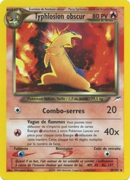 Typhlosion obscur 10/105 - Neo Destiny - Holo - Pokémon JCC