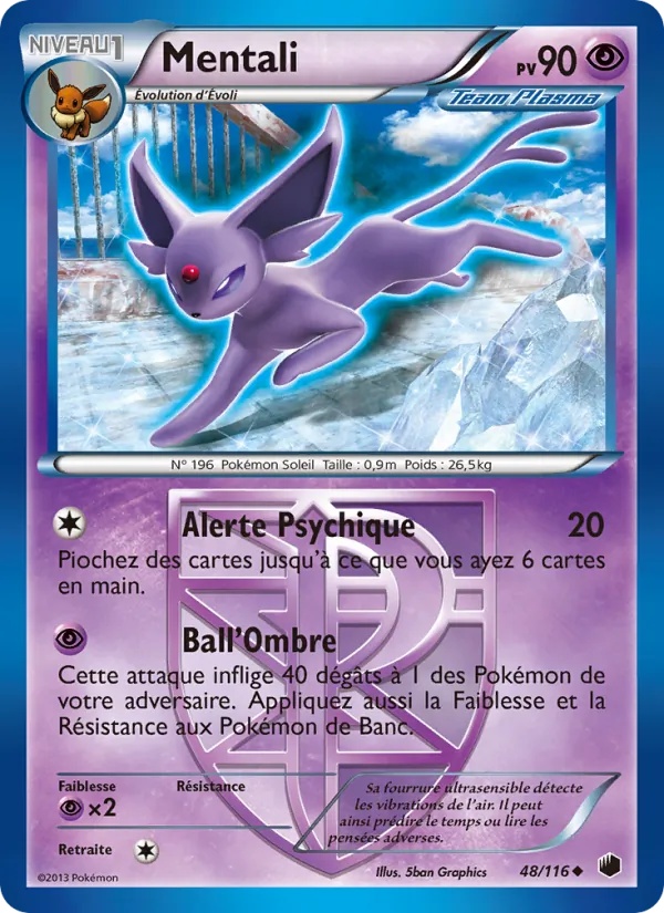 Mentali 48/116 - Glaciation Plasma - Pokémon JCC