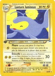Lanturn lumineux 23/105 - Neo Destiny - 1re Édition - Pokémon JCC