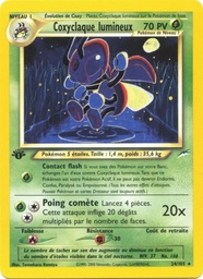 Coxyclaque lumineux 24/105 - Neo Destiny - 1re Édition - Pokémon JCC