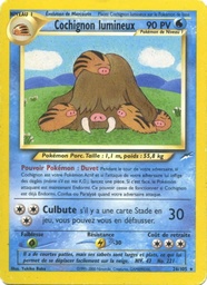 Cochignon lumineux 26/105 - Neo Destiny - 1re Édition - Pokémon JCC