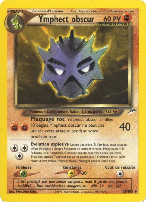 Ymphect obscur 38/105 - Neo Destiny - 1re Édition - Pokémon JCC