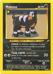 Malosse 43/105 - Neo Destiny - Firstedition - Pokémon JCC