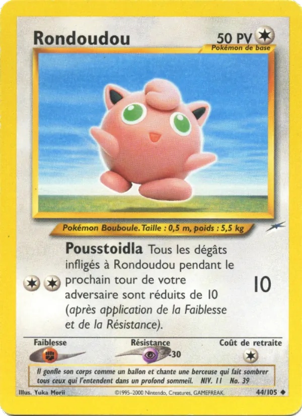 Rondoudou 44/105 - Neo Destiny - 1re Édition - Pokémon JCC