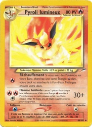 Pyroli lumineux 46/105 - Neo Destiny - 1re Édition - Pokémon JCC