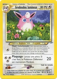 Grodoudou lumineux 54/105 - Neo Destiny - Firstedition - Pokémon JCC