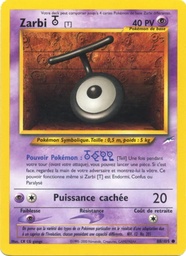 Zarbi T 88/105 - Neo Destiny - 1re Édition - Pokémon JCC