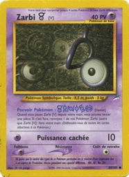 Zarbi V 89/105 - Neo Destiny - 1re Édition - Pokémon JCC