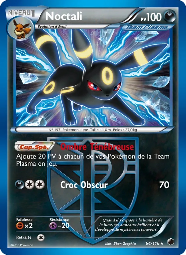 Noctali 64/116 - Glaciation Plasma - Pokémon JCC