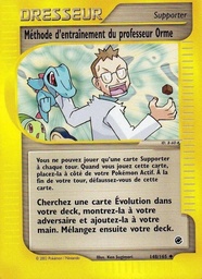 Méthode d'entraînement du professeur Orme 148/165 - Expedition - Reed Weichler - Pokémon JCC
