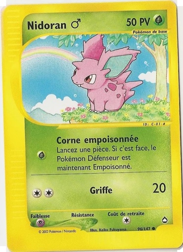 Nidoran ♂ 96/147 Reverse
