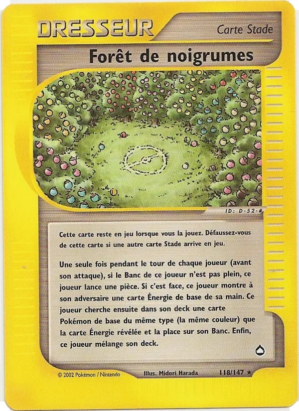 Forêt de noigrumes 118/147 - Aquapolis - Reverse - Pokémon JCC