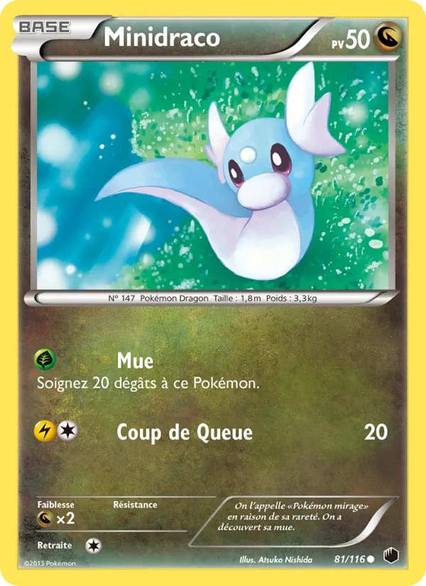 Minidraco 81/116 - Glaciation Plasma - Pokémon JCC