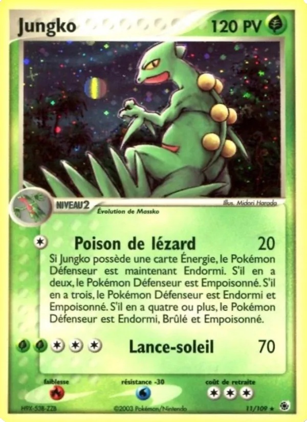 Jungko 11/109 - EX Rubis & Saphir - Holo - Pokémon JCC