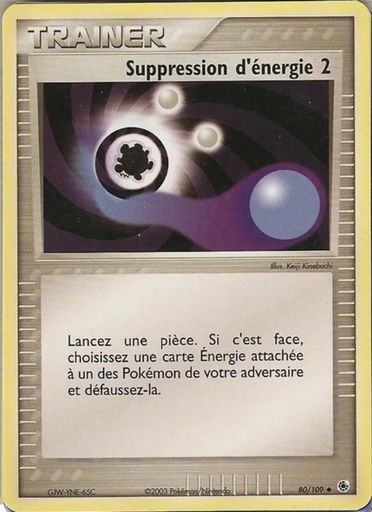 Suppression d'énergie 80/109 Reverse