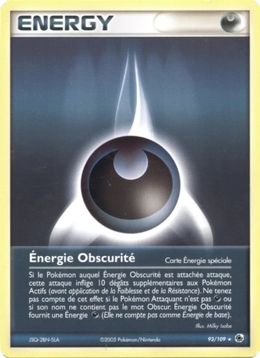 Énergie Obscurité 93/109 Gagnant
