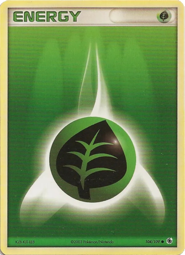 Énergie Plante 104/109 - EX Rubis & Saphir - Pokémon JCC