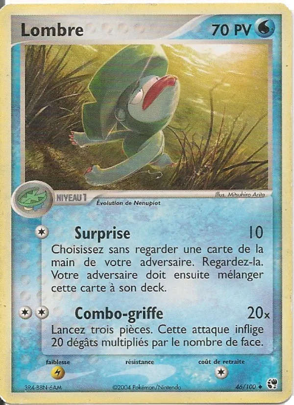 Lombre 46/100 - EX Tempête de sable - Reverse - Pokémon JCC