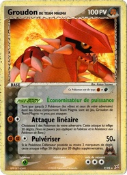 Groudon de Team Magma 9/95 - EX Team Magma vs Team Aqua - Holo Tsuguyoshi Yamato - Pokémon JCC